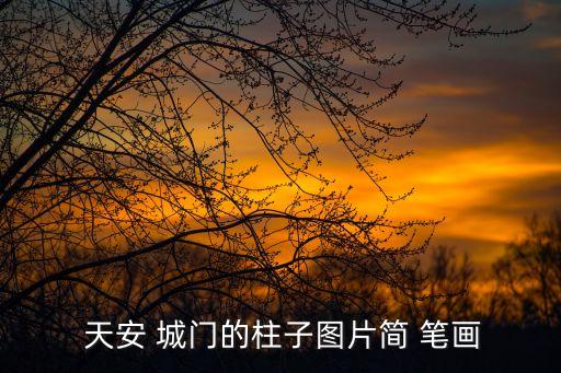  天安 城門的柱子圖片簡 筆畫