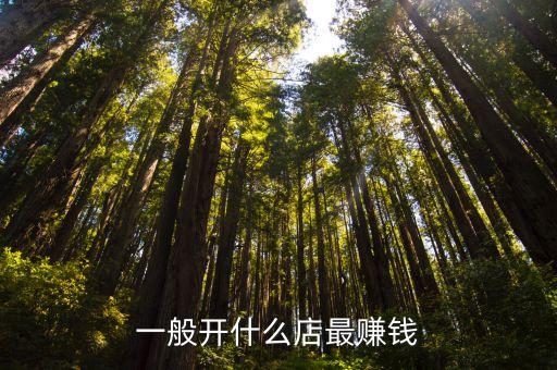 一般開什么店最賺錢