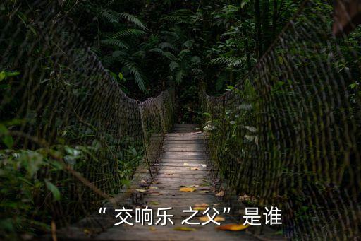 “ 交響樂(lè) 之父”是誰(shuí)