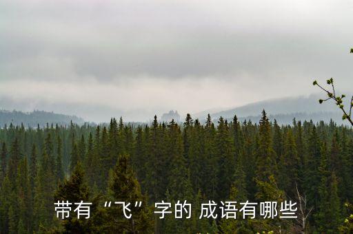 關于飛的成語,第二集:第一集:我害怕死了!