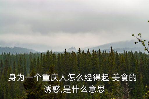 美食的誘惑,重慶特色小吃適應(yīng)不同人群需求