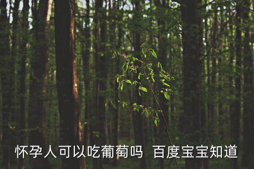 孕婦能不能吃葡萄，懷孕可以吃葡萄嗎