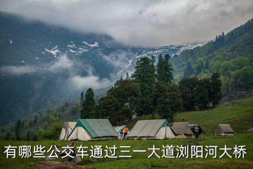 左新軍，有哪些公交車(chē)通過(guò)三一大道瀏陽(yáng)河大橋