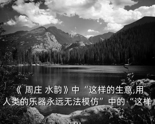 周莊水韻,第二部分:夜景周莊第一集