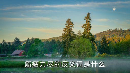 筋疲力盡反義詞，筋疲力盡的反義詞是什么
