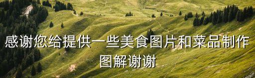 感謝您給提供一些美食圖片和菜品制作圖解謝謝