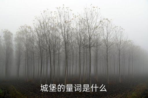 城堡的量詞是什么