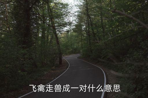  飛禽走獸成一對什么意思