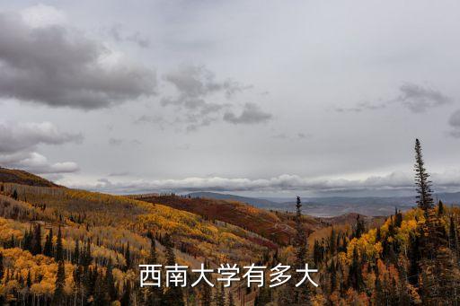 西南大學占地面積，重慶市北碚區西南大學占地面積多大