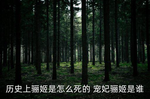 歷史上驪姬是怎么死的 寵妃驪姬是誰(shuí)