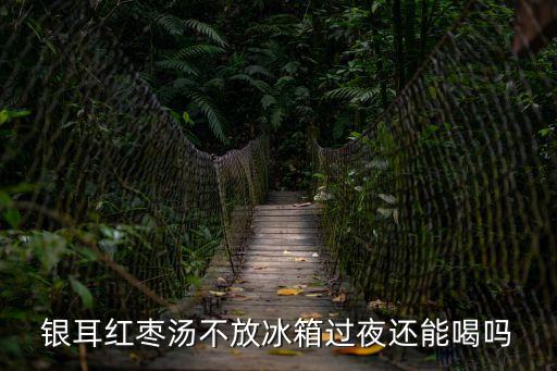 銀耳紅棗湯不放冰箱過夜還能喝嗎