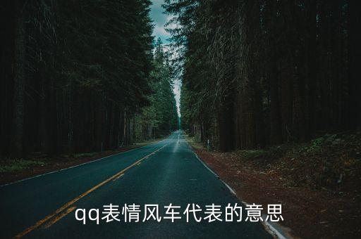 qq表情風(fēng)車代表的意思