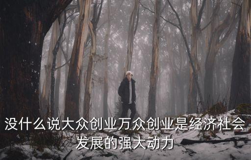 萬眾創(chuàng)業(yè)，萬眾創(chuàng)富是什么