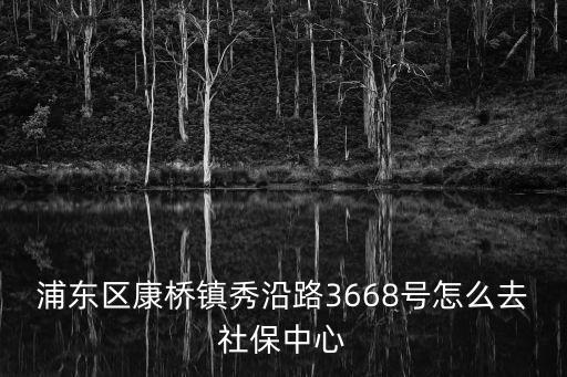 上海市浦東新區(qū)康橋鎮(zhèn)社保局號碼，浦東新區(qū)康橋鎮(zhèn)的社保站在哪里