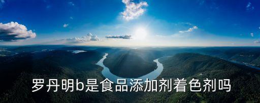 羅丹明b,蘇丹紅或食用農產品替代品易產生肉瘤