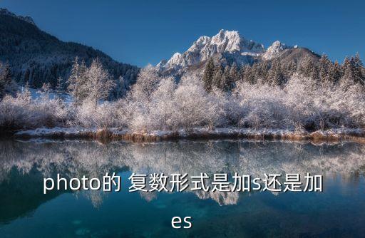 照片的復數,英文字母組合加-s照片發布