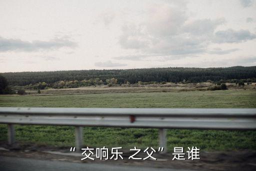 交響樂之父是誰,交響樂之父海頓被譽為音樂史上的繆斯