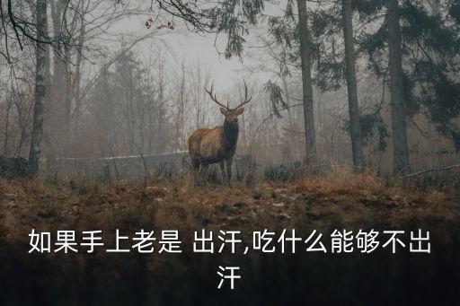如果手上老是 出汗,吃什么能夠不岀汗