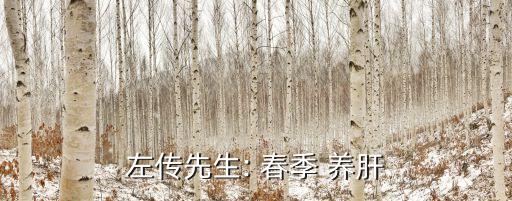春季養肝,春天養肝是萬物隨天氣舒展的季節