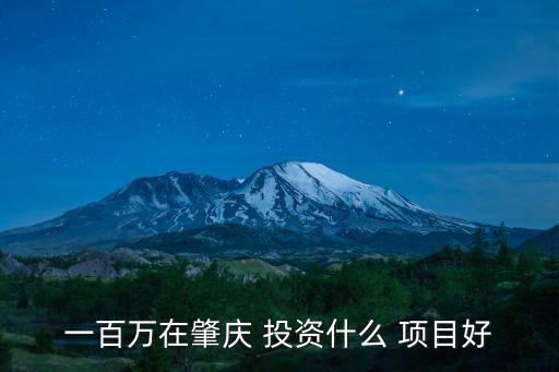 新型投資項目,投資肇慶新能源項目可選擇投資科技行業(yè)項目