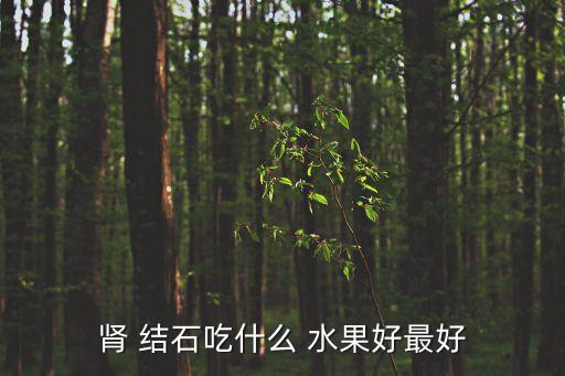結石吃什么水果好,水果可溶解結石嗎?