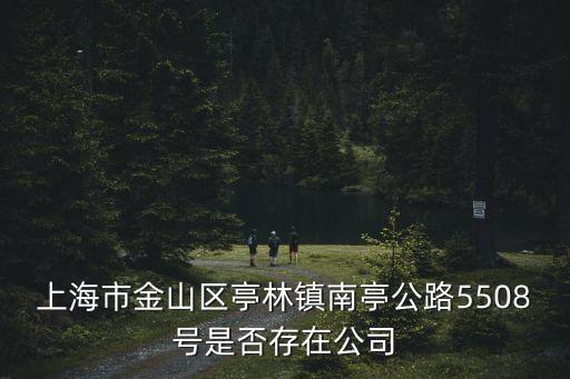 上海市金山區亭林鎮南亭公路5508號是否存在公司