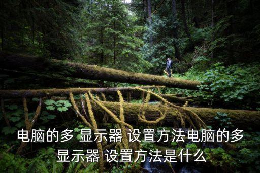電腦的多 顯示器 設(shè)置方法電腦的多 顯示器 設(shè)置方法是什么
