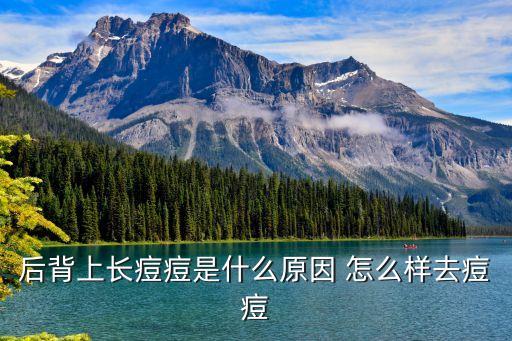 后背上長痘痘是什么原因 怎么樣去痘痘