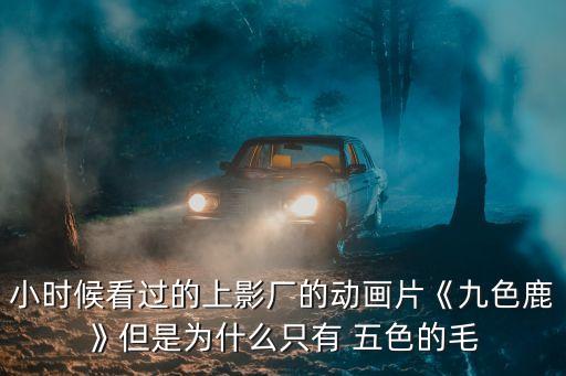 五色鹿,日本動畫《九色鹿》故事設定在天竺國王救了人