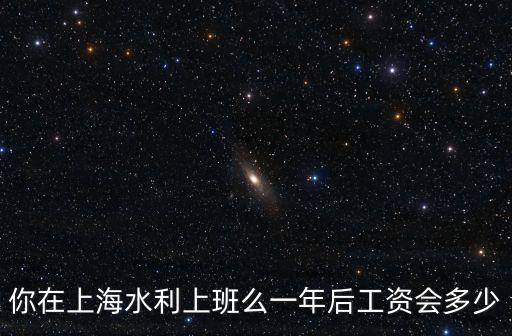 你在上海水利上班么一年后工資會多少