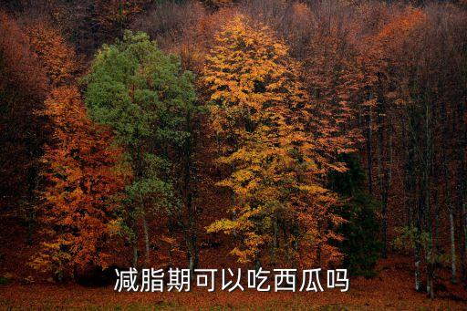 減肥能吃西瓜嗎，減脂可以吃西瓜嗎