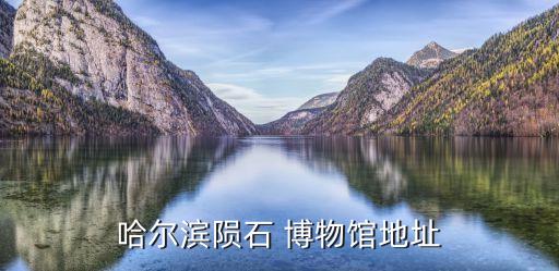 哈爾濱市博物館,哈爾濱市隕石博物館是黑龍江省第一市政文物