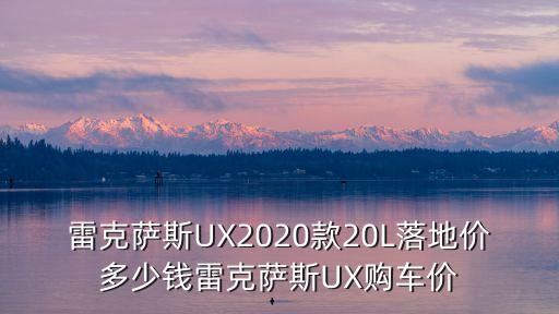 雷克薩斯UX2020款20L落地價多少錢雷克薩斯UX購車價
