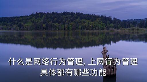 什么是網絡行為管理, 上網行為管理具體都有哪些功能