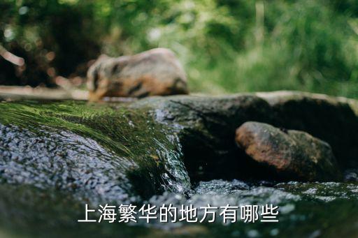 上海市井繁華的地方，上海什么地方最繁榮