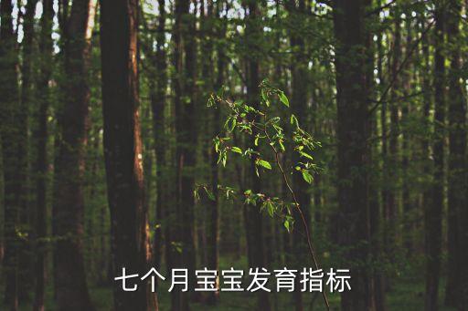 七個月寶寶發(fā)育指標