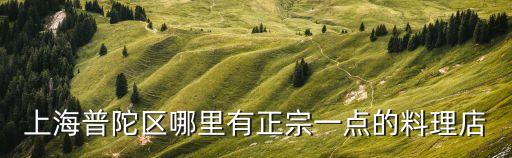 上海市普陀區(qū)邵萬生糟鹵店，上海市普陀區(qū)有什么好吃的地方