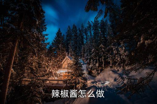 自制辣椒醬，辣椒醬怎么做