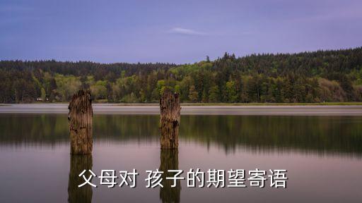  父母對 孩子的期望寄語
