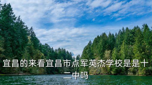宜昌的來看宜昌市點軍英杰學校是是十二中嗎