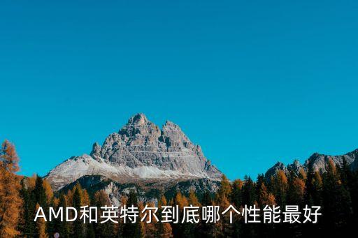 amd和intel性能對比，amd和intel性能對比