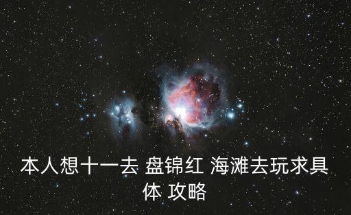 盤錦紅海灘攻略,怎么去盤錦?走一趟直達北京的列車吧