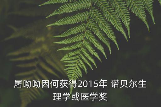 屠呦呦諾貝爾,屠呦呦獲諾貝爾醫學獎46萬美元