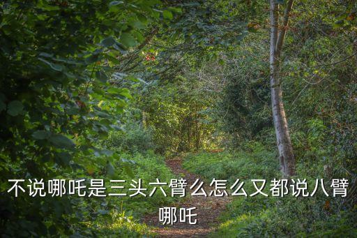 哪吒三頭六臂，請問在封神演義中哪吒是幾頭幾臂