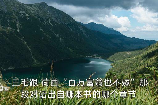 三毛和荷西,三毛描述婚禮現場:我成了大胡子荷西的老婆