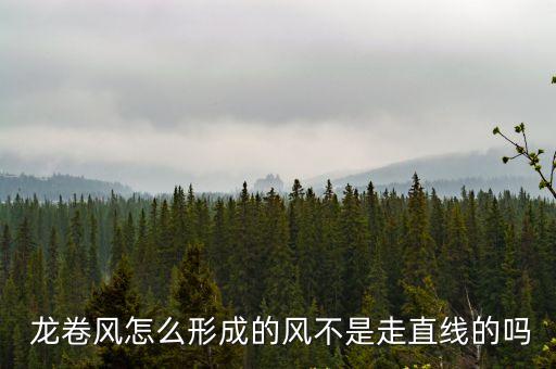  龍卷風怎么形成的風不是走直線的嗎