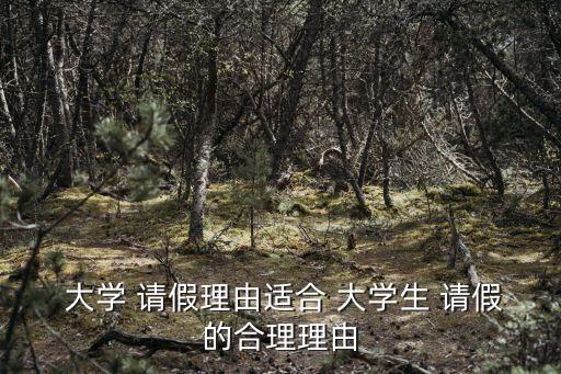 大學請假理由,請假無法拒絕理由您好百度律師很高興為您服務