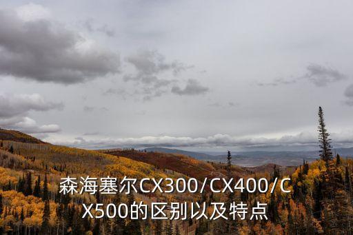 森海塞爾CX300/CX400/CX500的區別以及特點