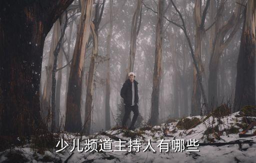 少兒節目主持人，少兒頻道主持人有哪些