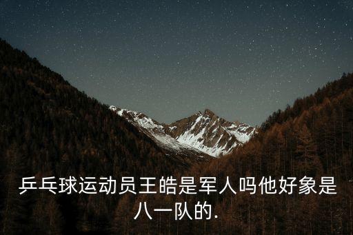 王浩乒乓球,王濤乒乓球隊隊長王皓9年前被授予中將軍銜